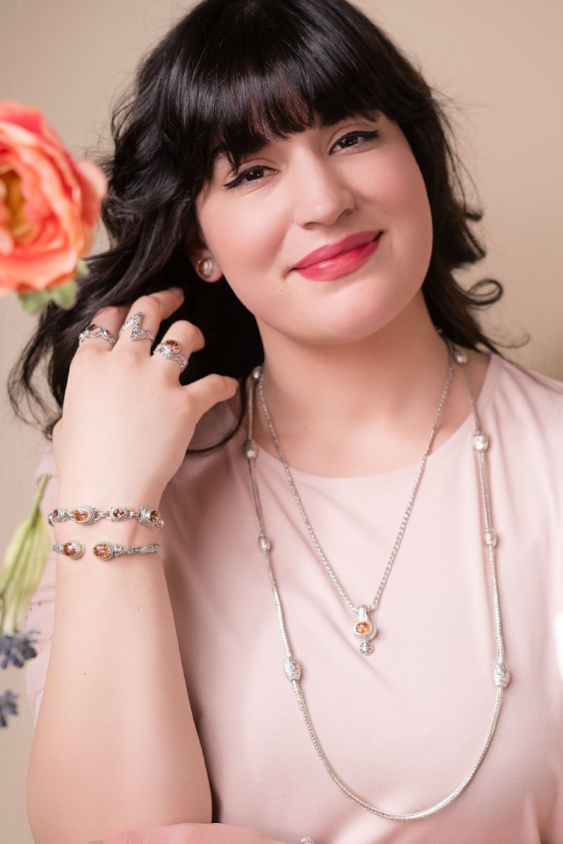 All That Matters Pendant™ in Odyssey Twilight Ecstasy™ Mystic Quartz - Elegant Crystal Necklace for Women, Spiritual Jewelry Gift for Meditation & Energy Healing