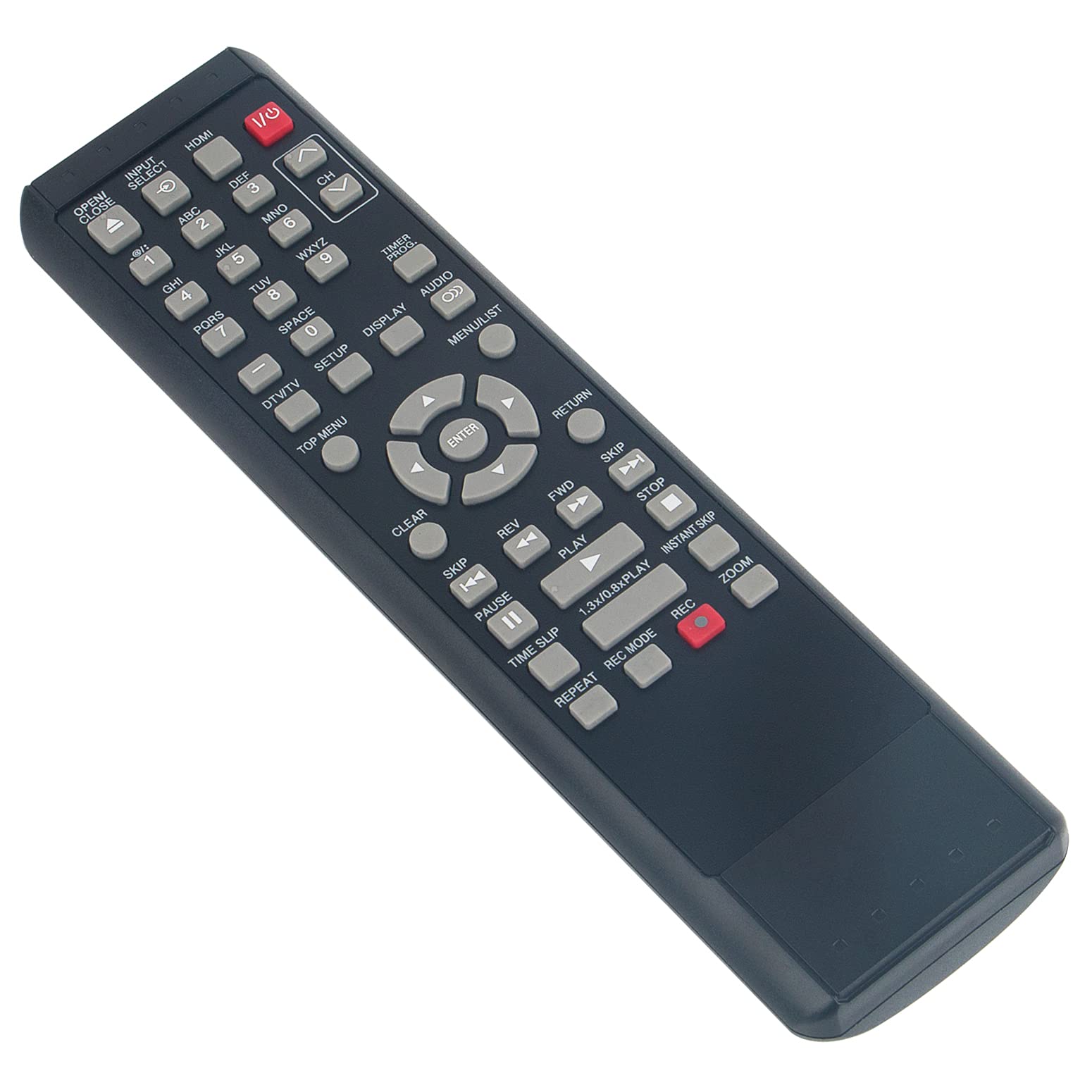 Toshiba DVD Recorder Replacement Remote Control - Compatible with D-R550, D-R570KU, D-R560 & More Models | Perfect for Home Entertainment Systems & Media Centers