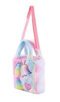 Unicorn Crossbody Bag for Toddler Girls - Cute Princess School Bag with Handle - Perfect Gift for Kids Birthday & Party | Great for School, Travel & Playdates