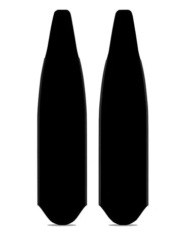 Stealth Black Free Diving Fins - Professional DiveR Blades for Spearfishing & Snorkeling | Perfect for Ocean Exploration & Underwater Photography