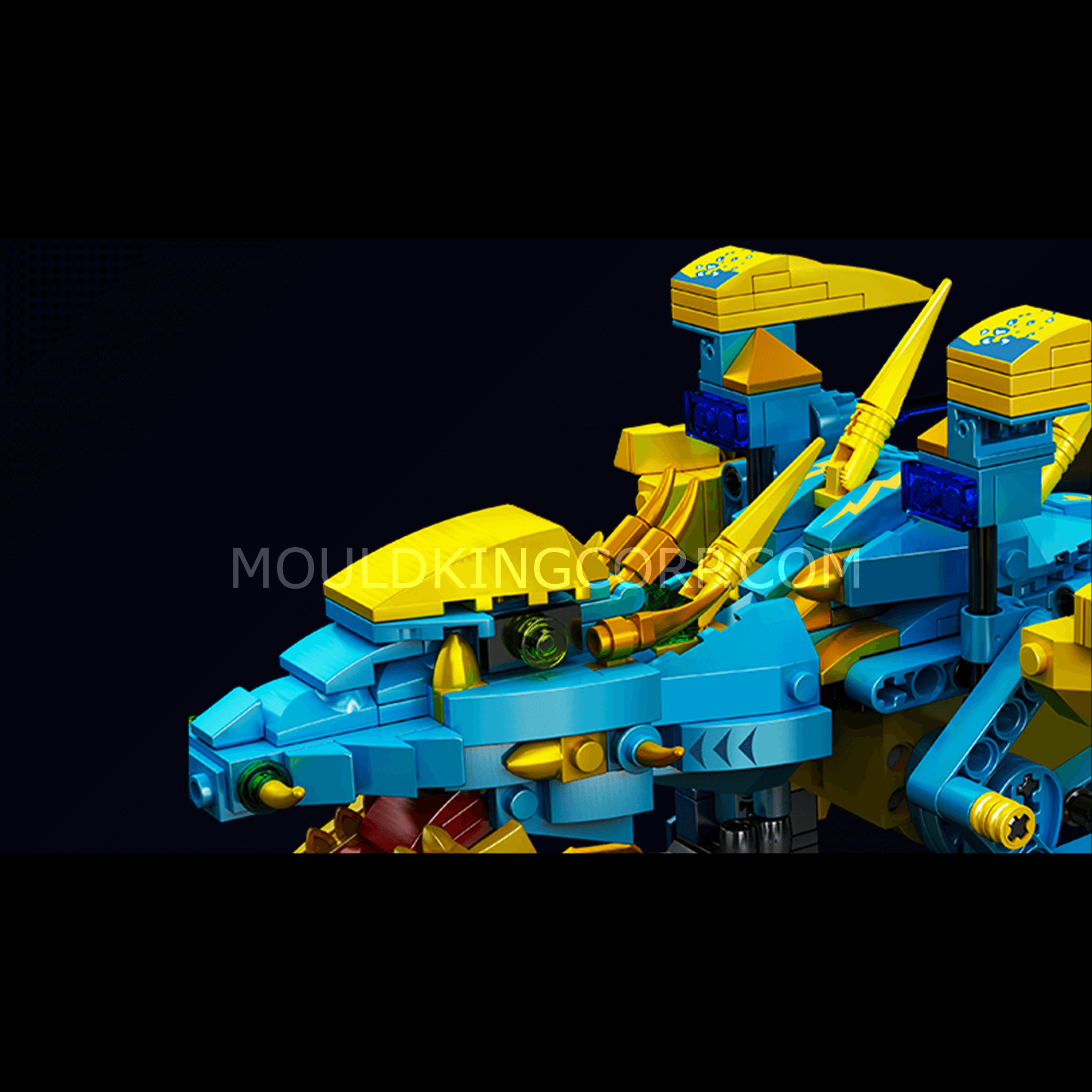 MOULD KING 13150 Remote Control Frost Ocean Dragon STEM Building Toy Set - 515 PCS Educational Construction Blocks for Kids & Adults | Perfect for Creative Play, STEM Learning & Collectible Display