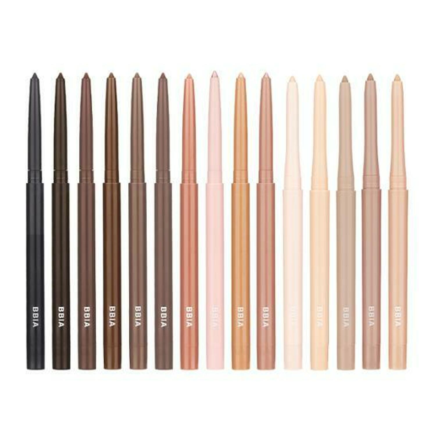 BBIA Last Auto Gel Eyeliner - 15 Long-Lasting Waterproof Colors for Smudge-Proof Eye Makeup | Perfect for Daily Wear, Parties & Special Occasions