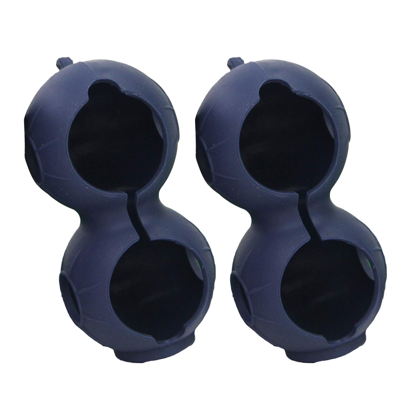 **LINASHI 2-Pack Soft Silicone Golf Ball Covers with Carabiner – Durable Protective Accessories for Outdoor Golfing & Travel**    *(Perfect for Golf Bags, Tournaments, Practice Sessions & Travel Storage)*