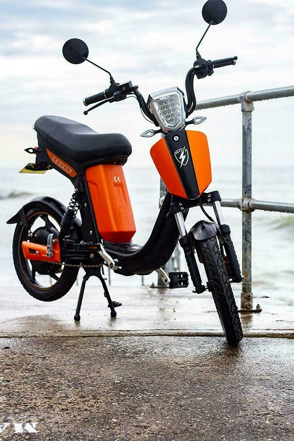 SX-250 Electric Motorcycle Scooter - Long Range 60MPH E-Bike with Fast Charging Battery | Commuter & Urban Transportation (Yellow)