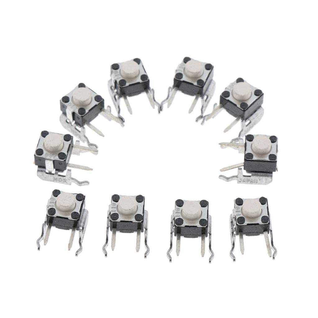 Original Title: Shiwaki Per Microsoft Xbox 360 One Controller LB / RB Pulsanti Interruttori Tattili Interruttore - Bianca   Optimized Title: Shiwaki Replacement LB RB Tactile Switch Buttons for Microsoft Xbox 360 & One Controller - White | Perfect for Gaming & DIY Repairs