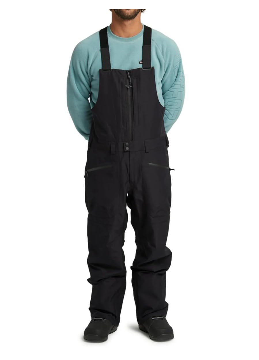 Burton Men's Reserve GORE-TEX 2L Bib Snow Pants - Waterproof & Breathable Ski Bib Overalls for Men - Perfect for Skiing, Snowboarding & Winter Outdoor Activities