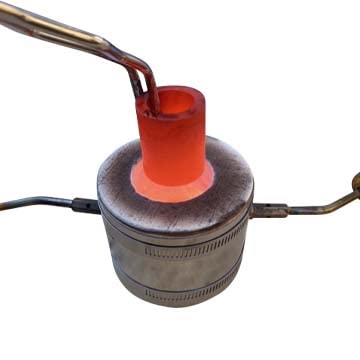PMC Supplies LLC Mini PRO Propane Metal Melting Furnace Kit - Fast 5-10 Min Melting for Gold, Silver, Copper - Tabletop Jewelry Making, DIY Casting & Metalworking Tool - Perfect for Small Workshops & Home Foundry Projects