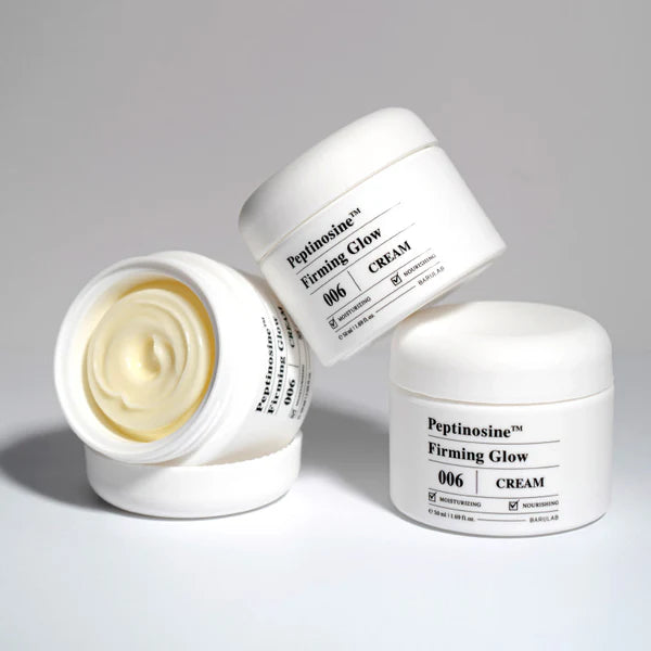 BARULAB Peptinosine Firming Glow Cream 50ml - Anti-Aging Face Moisturizer for Wrinkles & Fine Lines, Hydrating & Brightening Cream for Women & Men - Perfect for Night & Day Skincare Routine