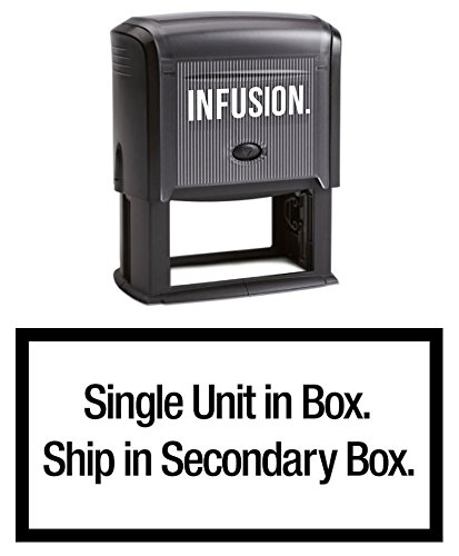 Custom Self-Inking Stamp for Business - Pre-Inked Address Stamp with Black Ink - Perfect for Ecommerce Packaging, Shipping Labels & Document Signing
