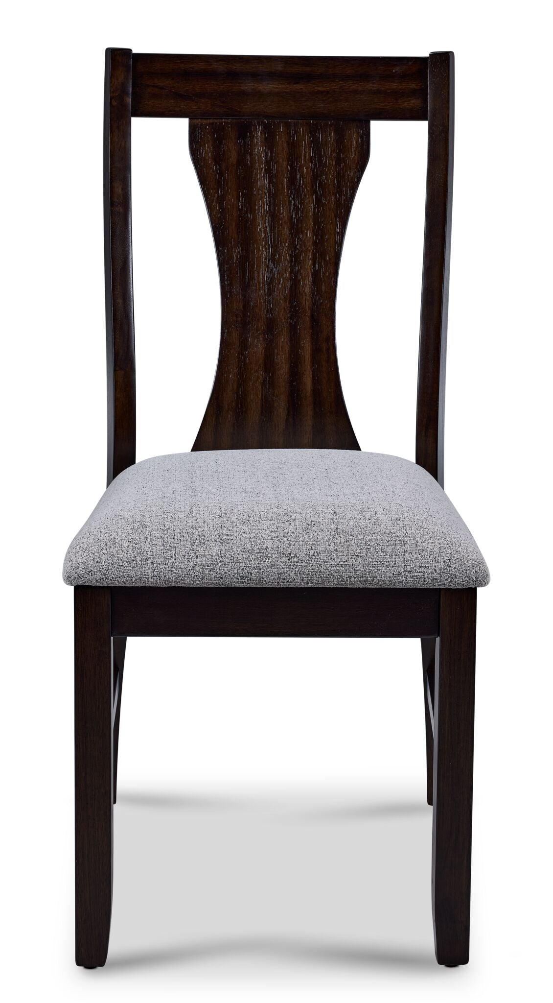 Dark Brown & Beige Chestnut Ridge Side Chair - Modern Dining Room & Kitchen Accent Chair for Home & Office Use