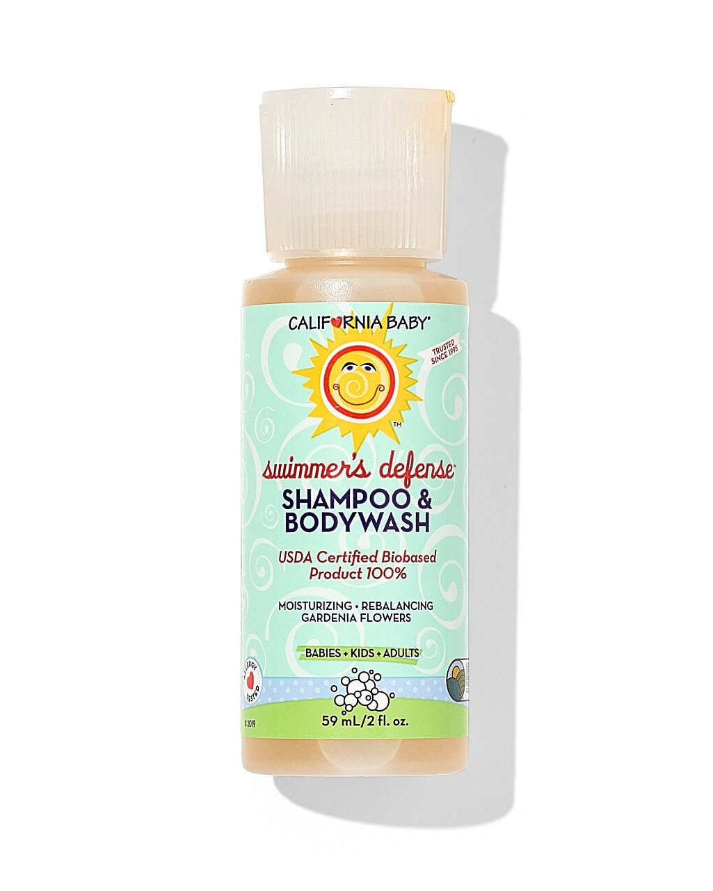 Swimmer's Defense Shampoo & Body Wash Sample - Chlorine & Salt Water Protection for Swimmers - Post-Swim Hair & Skin Care