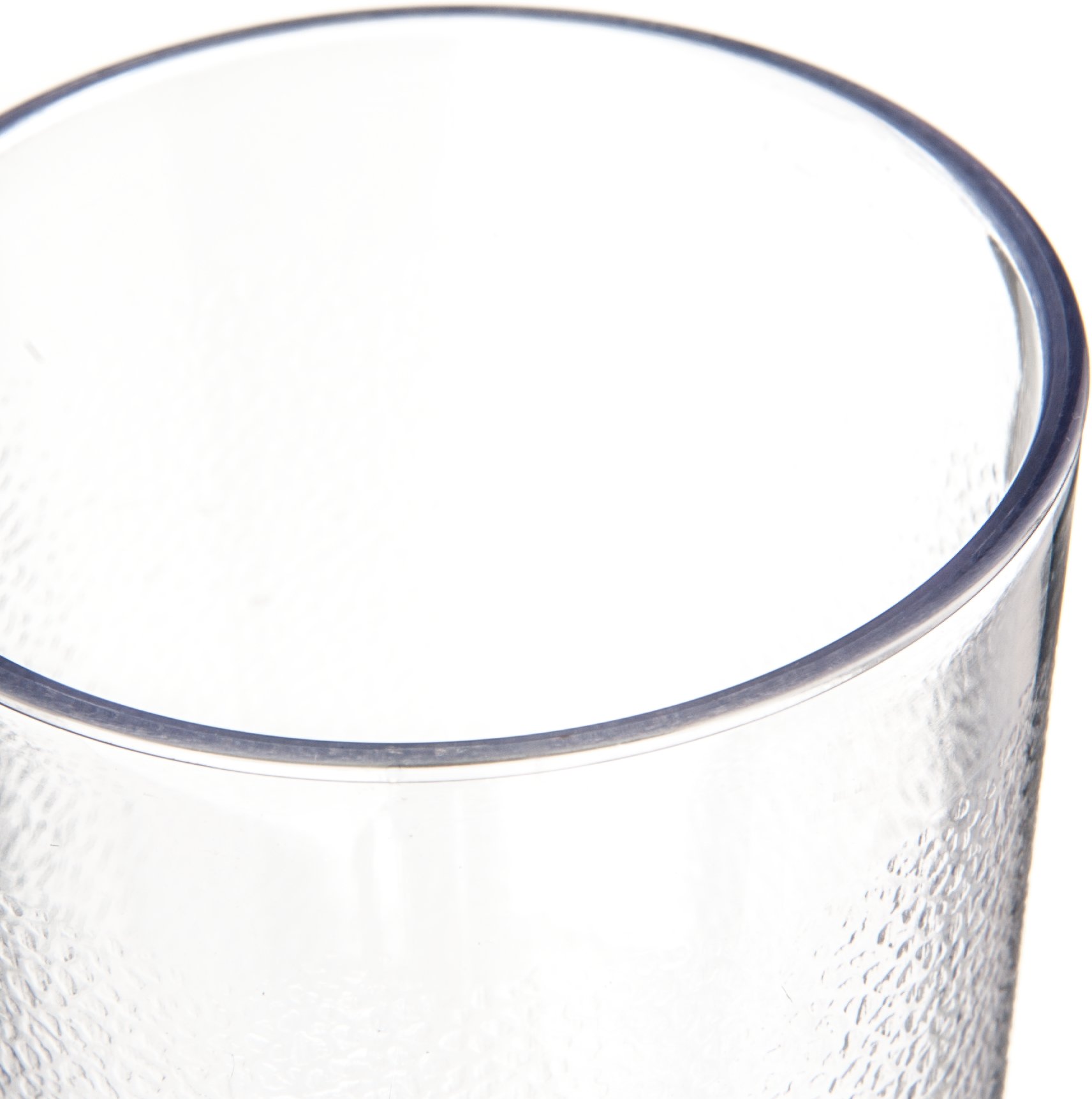 Carlisle 8.1 oz Clear Stackable Plastic Tumblers - Bulk Pack of 72 for Restaurants, Catering, Kitchens & Food Service - Durable Drink Cups for Iced Coffee, Juice, Water & Beverages