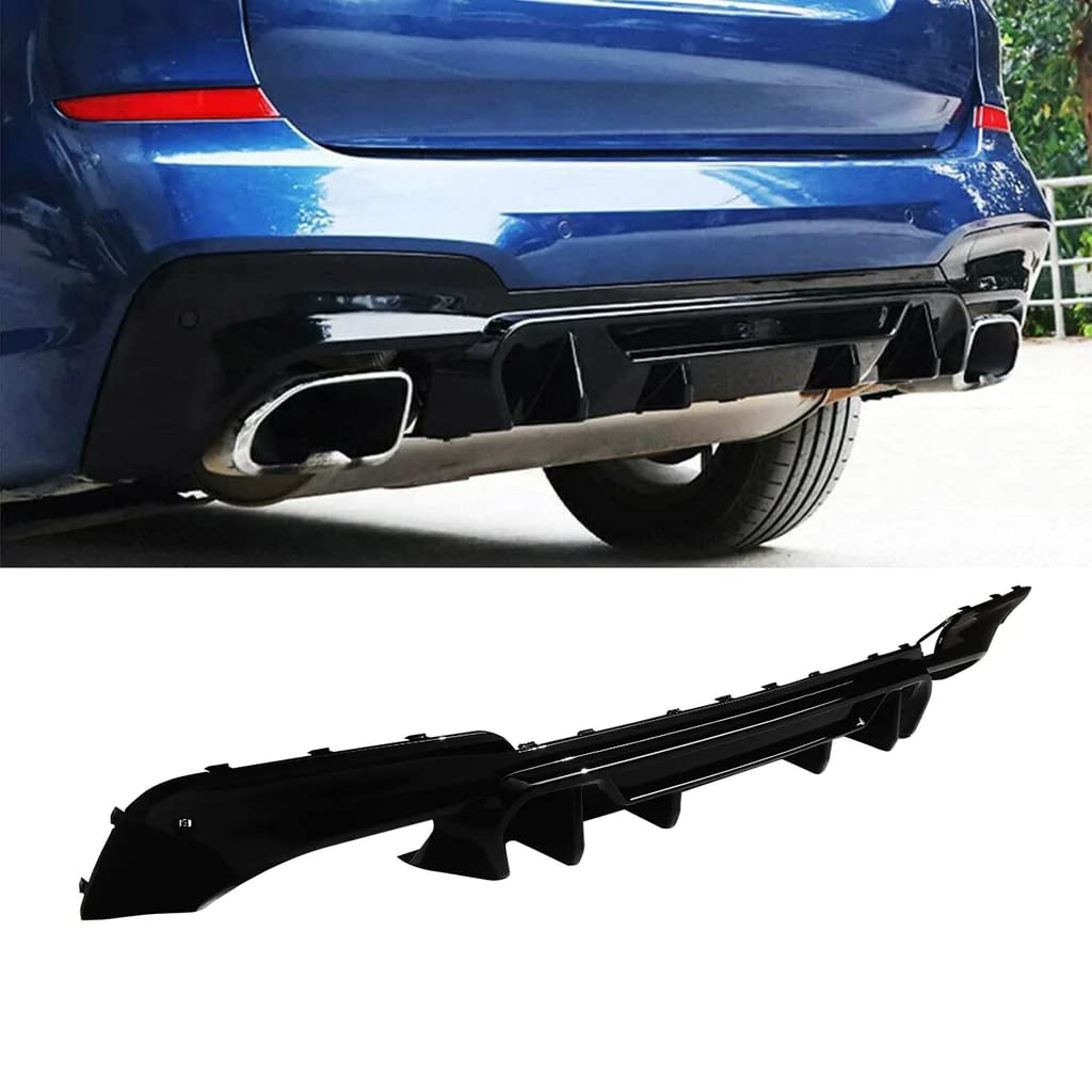 BMW X3 G01 M40i Rear Diffuser (2018-2021) - Gloss Black ABS Bumper Lip Spoiler for Enhanced Aerodynamics & Sporty Look | Perfect for Car Enthusiasts & Performance Upgrades