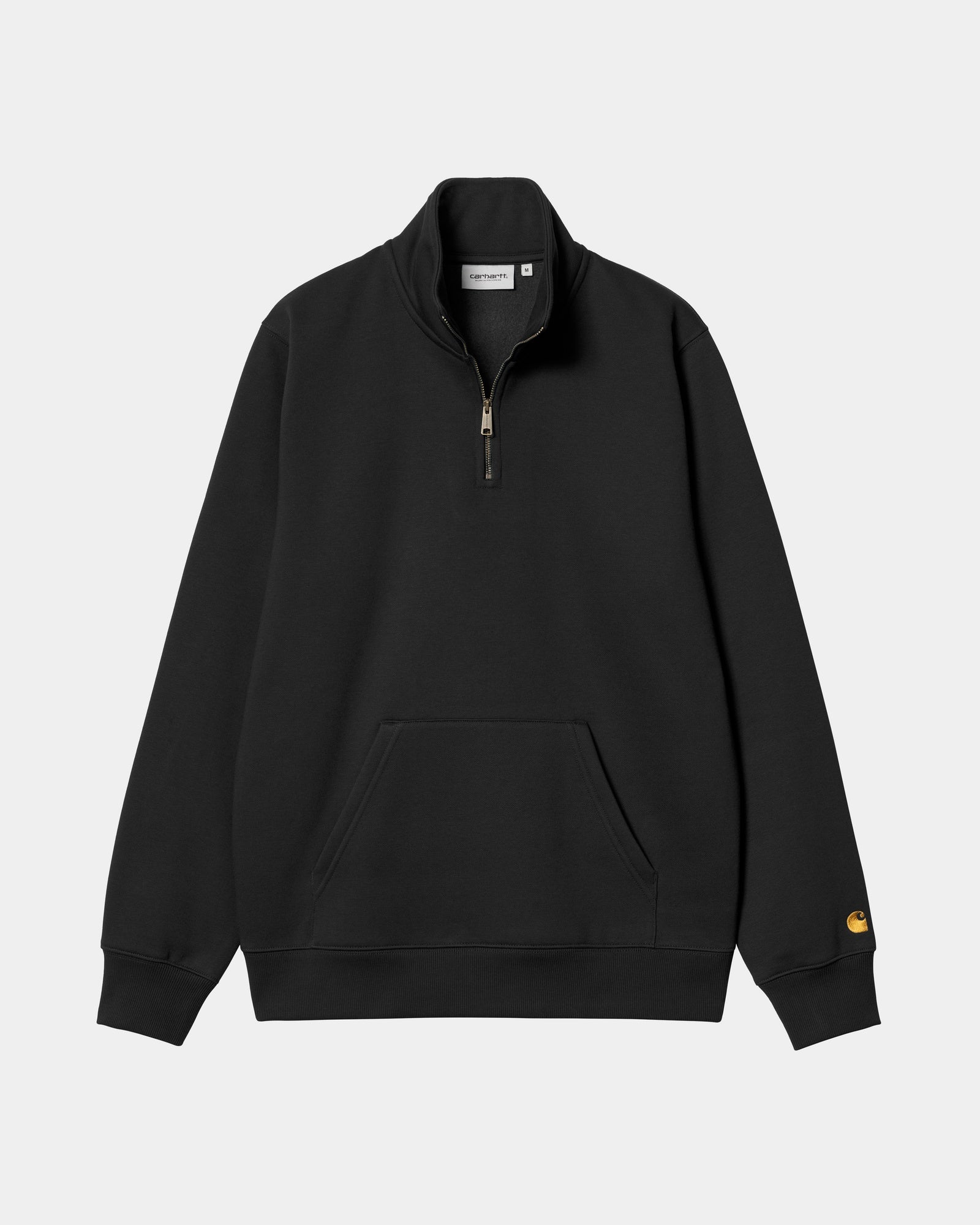 Chase Neck Zip Sweatshirt for Women - Black Pullover Hoodie | Casual Wear, Gym, Outdoor Activities