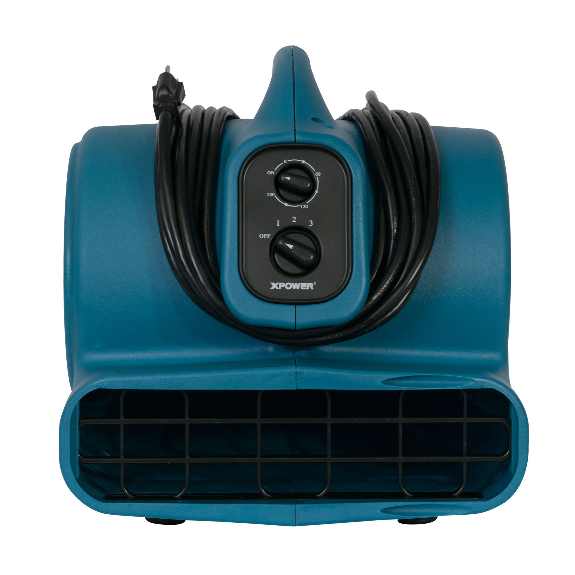 XPOWER P-450AT Scented Air Mover Fan - Large Area Air Freshener, Cooling & Ventilation System with Scent Diffuser - Perfect for Homes, Offices, Gyms & Commercial Spaces - Blue