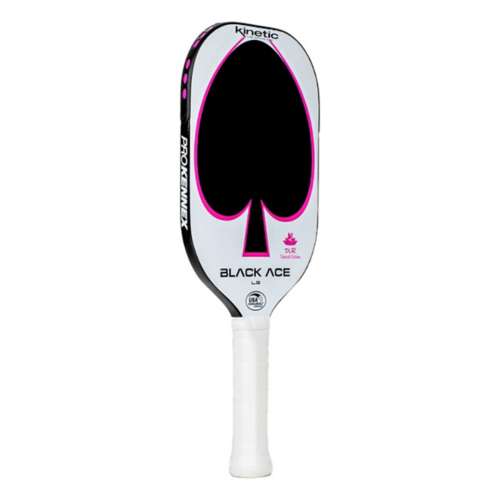 ProKennex Black Ace LG (Long Grip) Pickleball Paddle - Carbon Fiber Face with Shock Absorption - Perfect for Competitive Play & Outdoor Pickleball Games