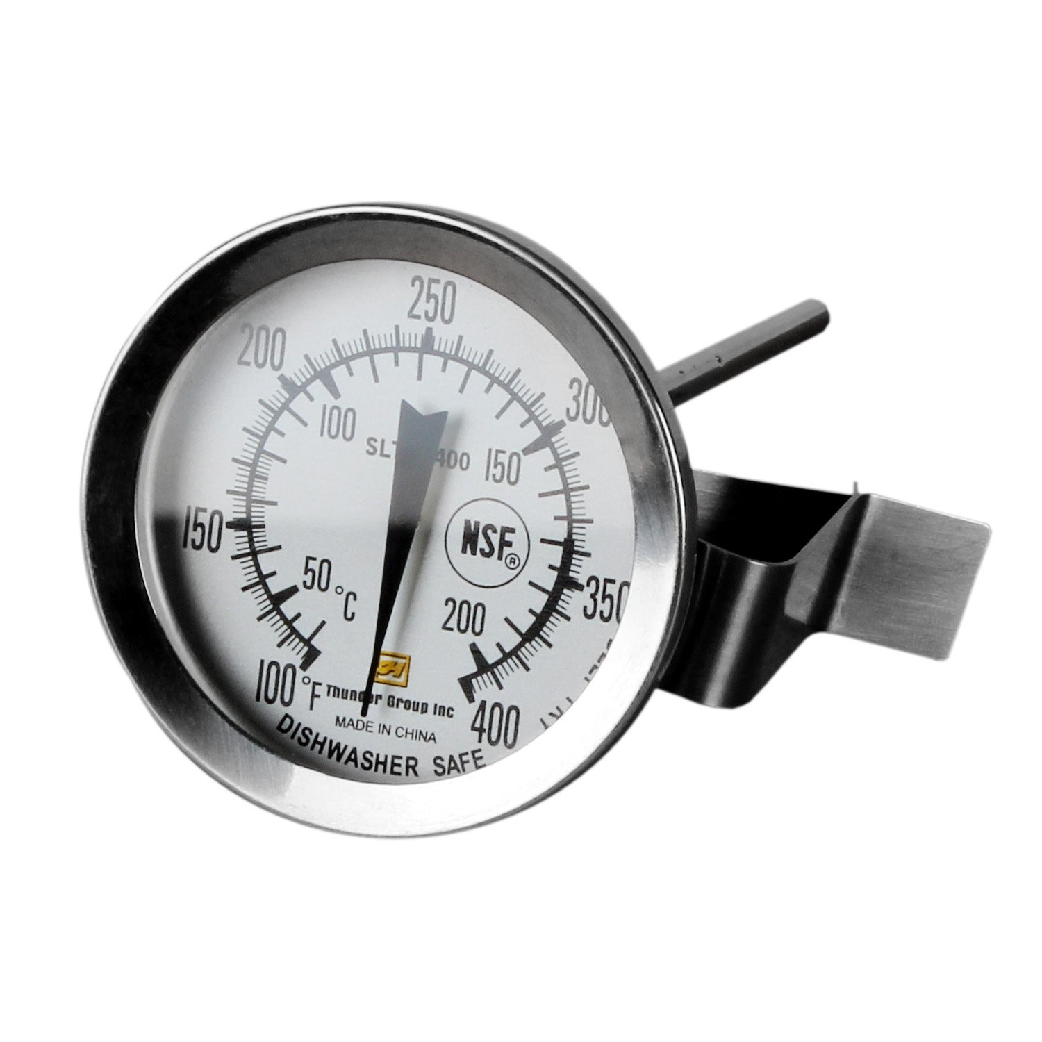 Dial Deep Fry & Candy Thermometer (100-400°F) - Accurate Cooking & Baking Thermometer for Frying, Candy Making, and Oil Temperature Monitoring