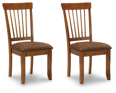 Berringer Dining Chairs Set of 2 - Modern Wooden Kitchen Chairs with Padded Seat - Perfect for Dining Room, Kitchen, Breakfast Nook & Small Spaces