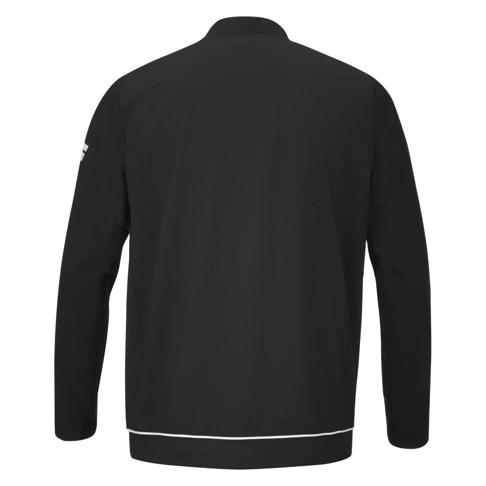Babolat Junior's Play Jacket - Black - Lightweight Tennis Jacket for Kids - Perfect for Training, Matches & Outdoor Sports