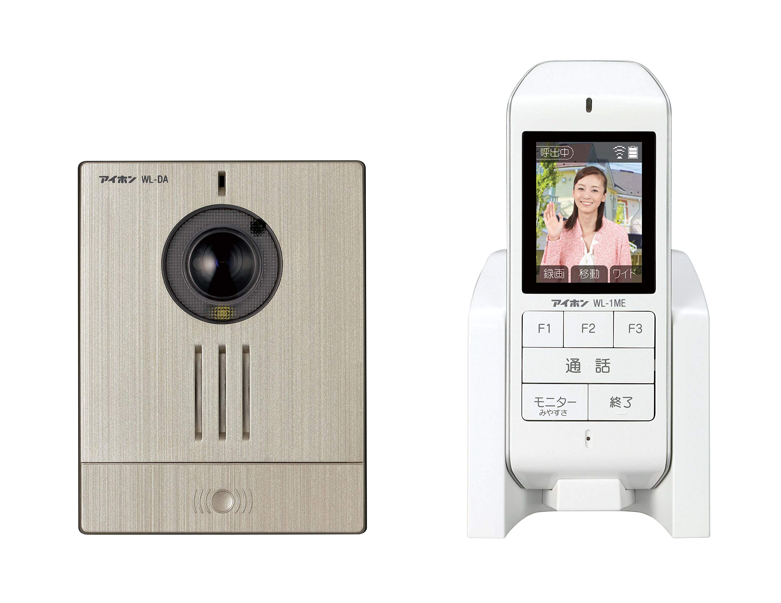 Aiphone WL-11 Wireless Video Door Phone Intercom System - Secure Home Entry with Clear Audio & Video for Apartments, Houses & Offices