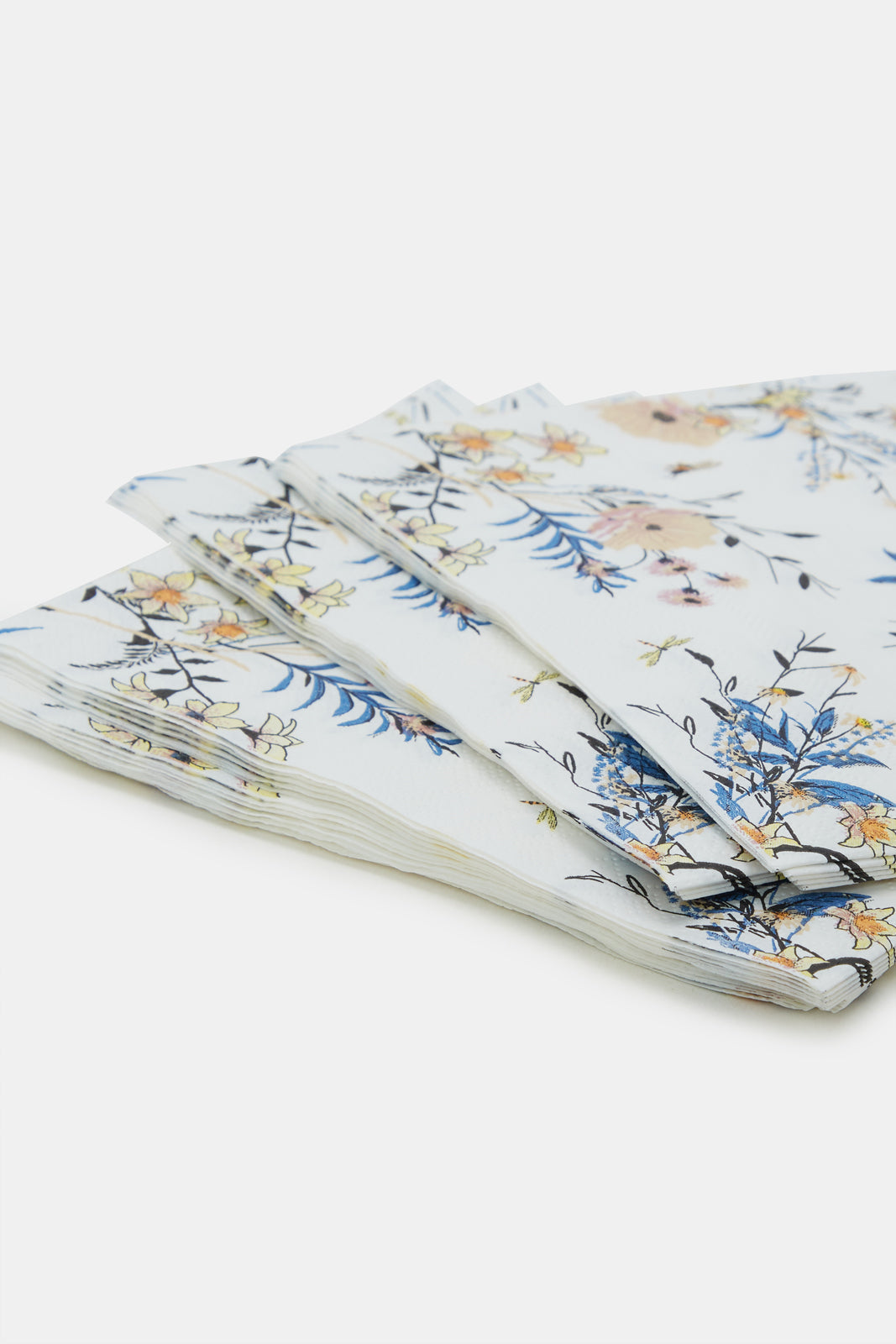Assorted Floral Pattern Paper Napkins - 20 Pack - Elegant Disposable Napkins for Parties, Weddings & Home Decor