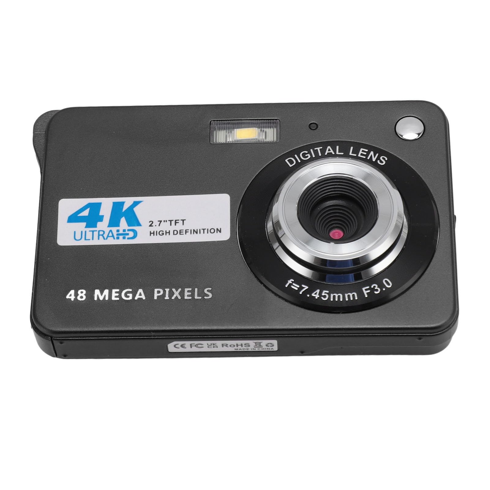 48MP HD Digital Camera for Photography - 4K Video, 2.7
