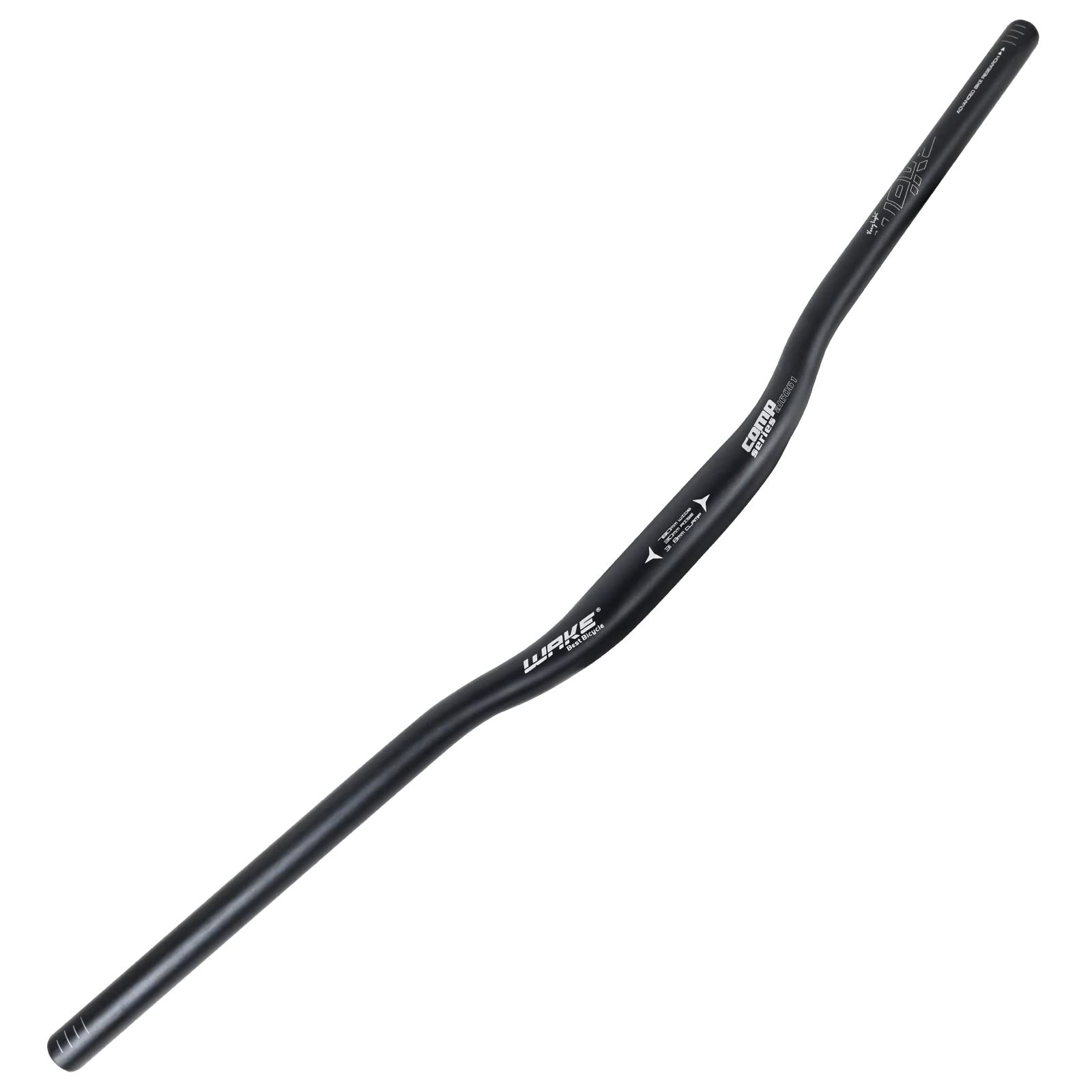 **Wake 31.8mm Mountain Bike Handlebar - 720mm/780mm Aluminum Alloy MTB Riser Bar for Downhill, Trail & Enduro Racing - Extra Long Bicycle Handlebars for Enhanced Control & Stability**