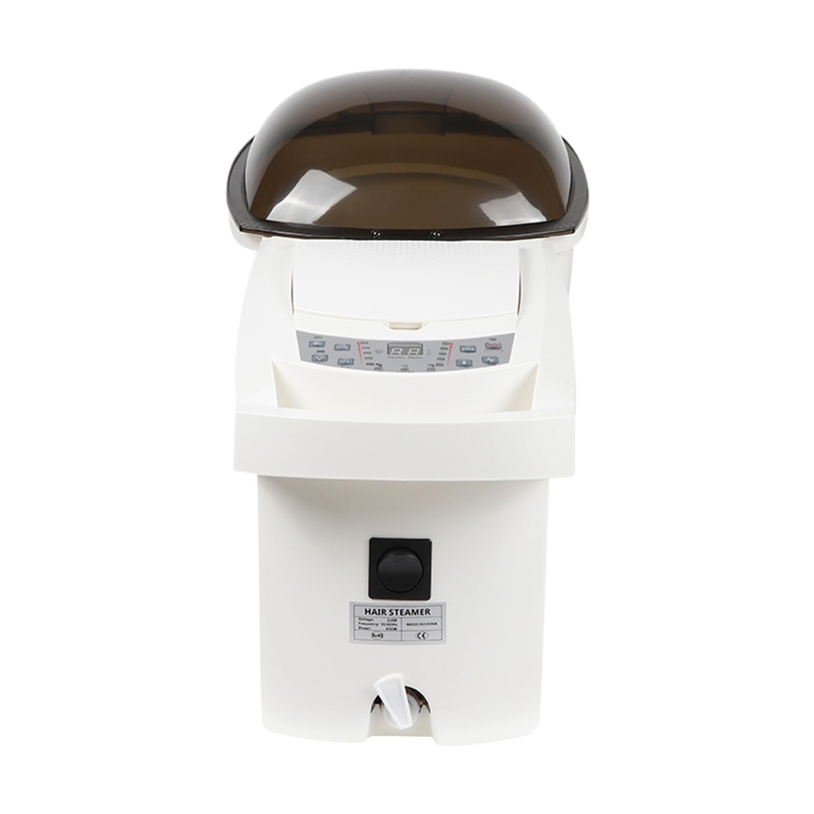 700W Professional Salon Hair Steamer with LCD Panel, Rolling Stand & Wheels - Ozone Hair Care Spa Steamer for Deep Conditioning, Oil Treatment & Hair Dyeing | Perfect for Home & Salon Use (White)