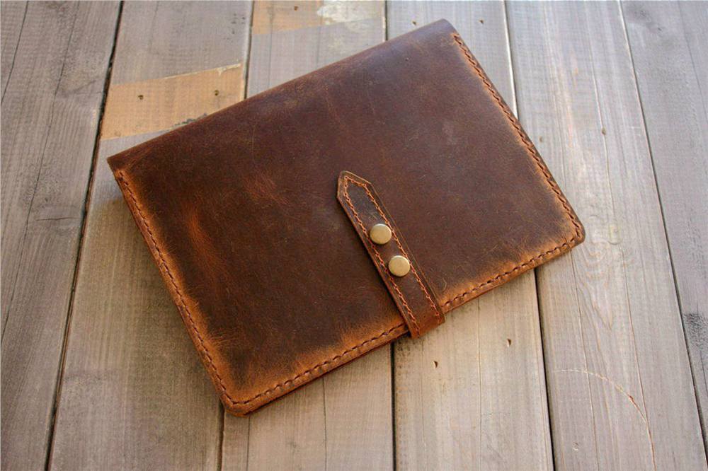 Custom Engraved Brown Leather Sketchbook - Handmade Journal for Artists, Writers & Travelers - Perfect for Drawing, Note-Taking & Gift Giving