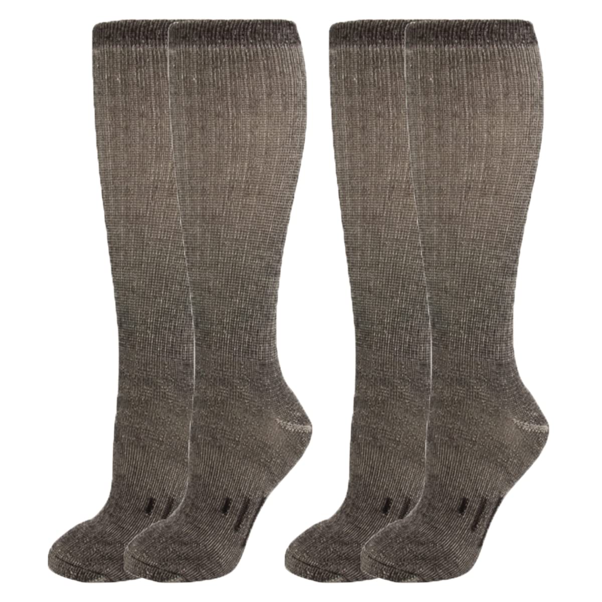 Premium Merino Wool Hiking Socks for Men & Women - 80% Wool Thermal Boot Socks (1 or 2 Pairs) - Ideal for Outdoor Adventures, Winter Camping & Cold Weather Activities