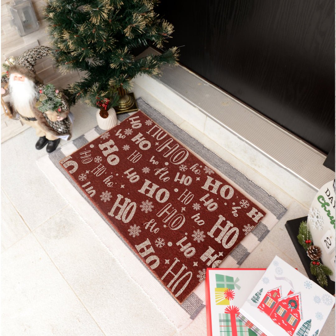 Ho Ho Ho Christmas Decorations - Festive Holiday Home & Party Decor for Xmas Tree, Fireplace, and Office