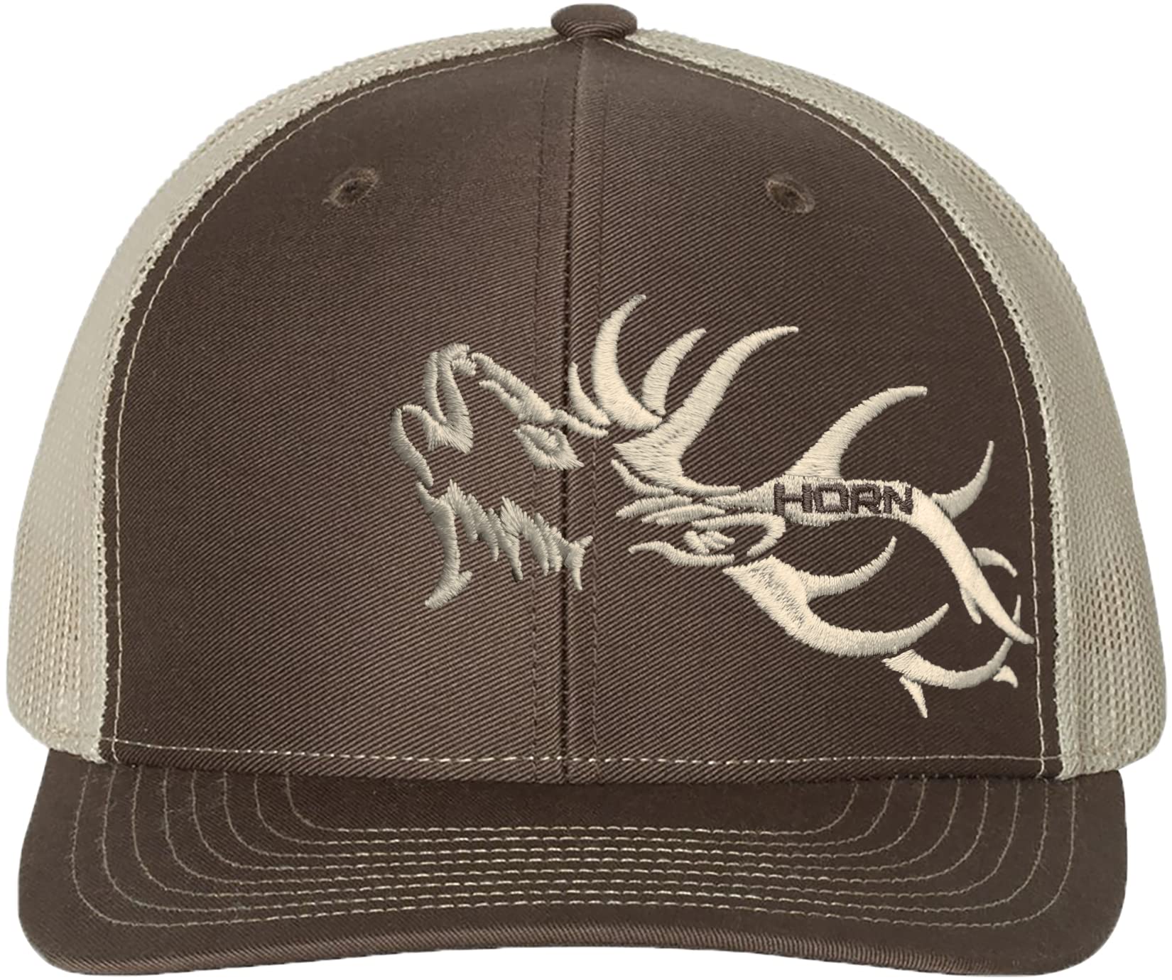 Elk Trucker Hat - Stylish Adjustable Mesh Back Cap for Outdoor Adventures, Hiking & Casual Wear