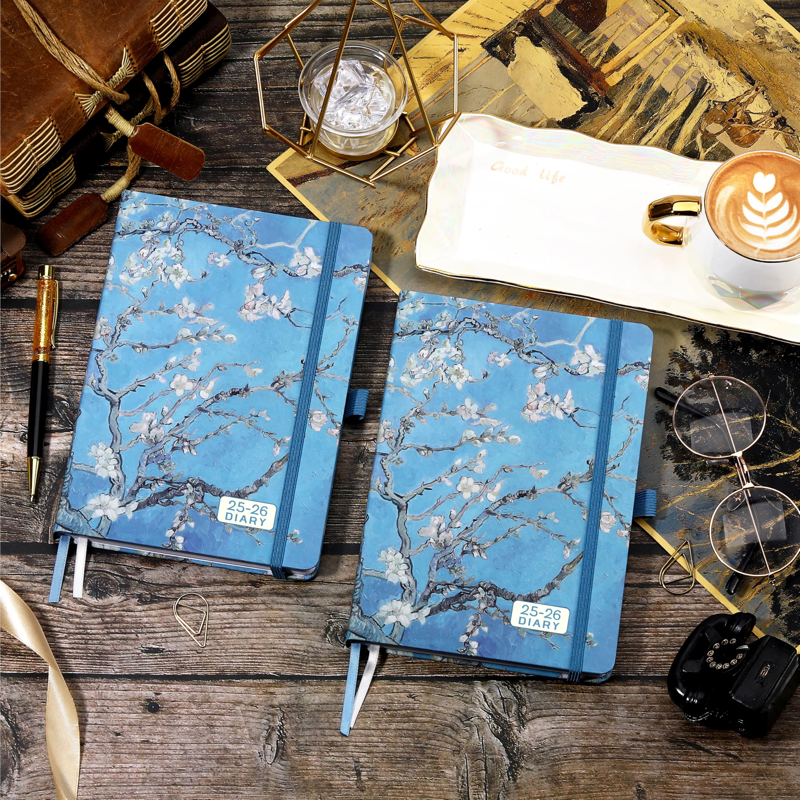 2025-2026 Academic Planner - A5 Weekly Diary from August 2025 to July 2026 | Daily Organizer with Floral Design | 8.4