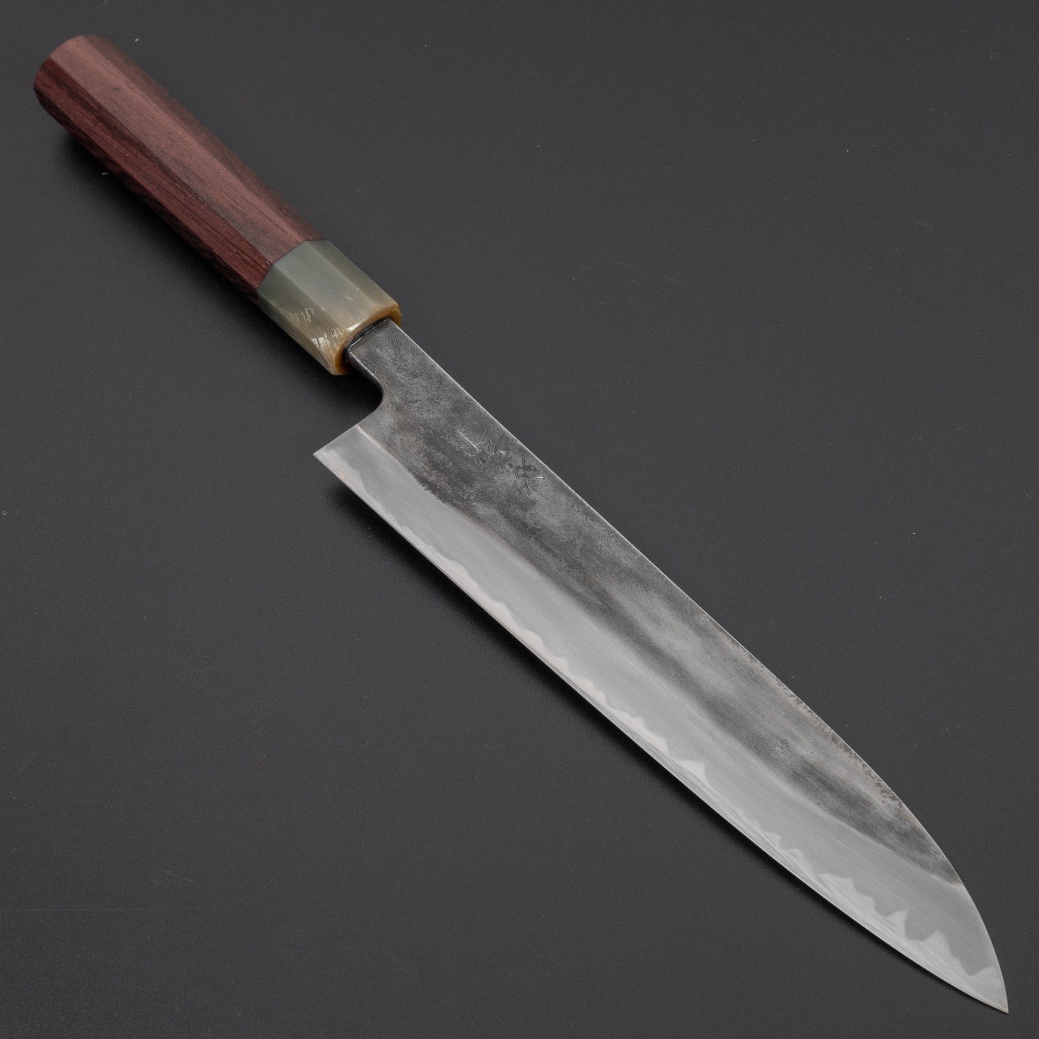Premium Jiro Tsuchime Wa Sujihiki 210mm Japanese Slicing Knife - Taihei Tagayasan Handle (#122) - Perfect for Sushi, Sashimi & Meat Carving