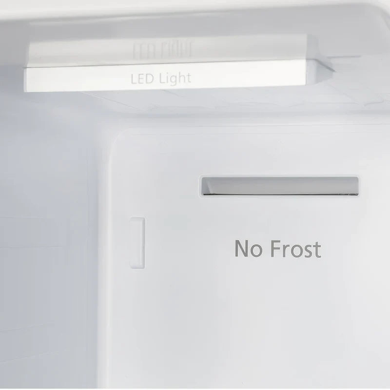 Forno Salerno 33 Inch Side by Side Refrigerator - 15.6 Cu.Ft. Capacity, Brass Handle, Energy Efficient, Black Stainless Steel (FFRBI1805 33BLK) - Perfect for Kitchen, Office, or Entertainment Spaces