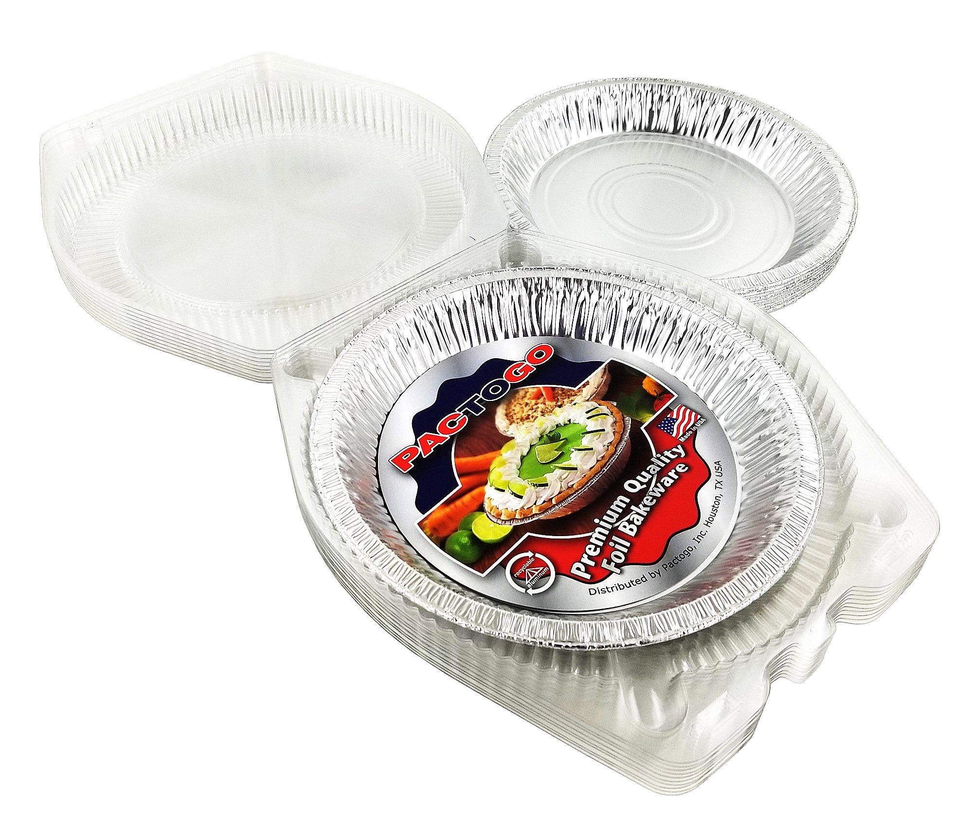 Premium Disposable Aluminum Foil Pie Pans - 9-5/8