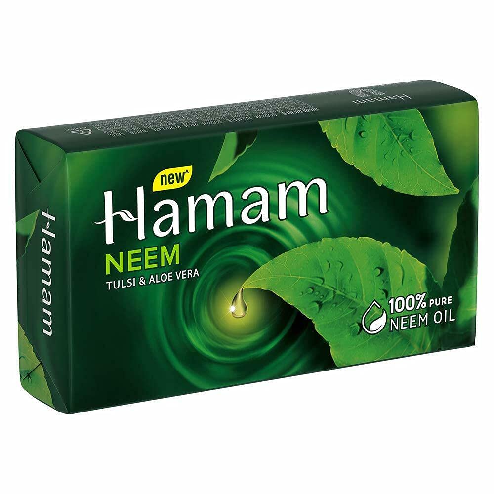 Natural Hamam Soap 100g (Pack of 3) - Herbal Ayurvedic Cleansing Bar for Healthy Skin | Gentle Face & Body Wash for Men & Women | Perfect for Daily Skincare Routine & Spa Relaxation