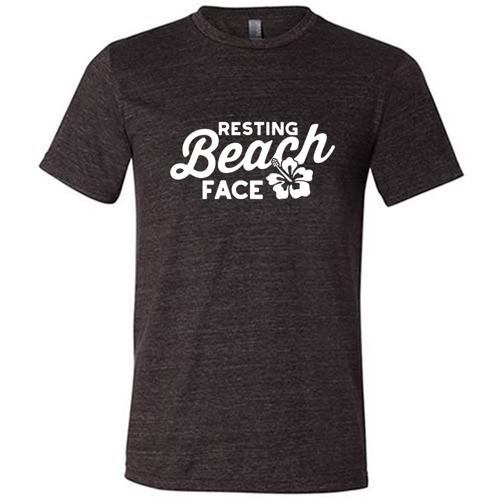 Resting Beach Face T-Shirt - Unisex Casual Comfort Fit for Men & Women - Perfect for Beach Vacations, Summer Outings, and Relaxing Weekends