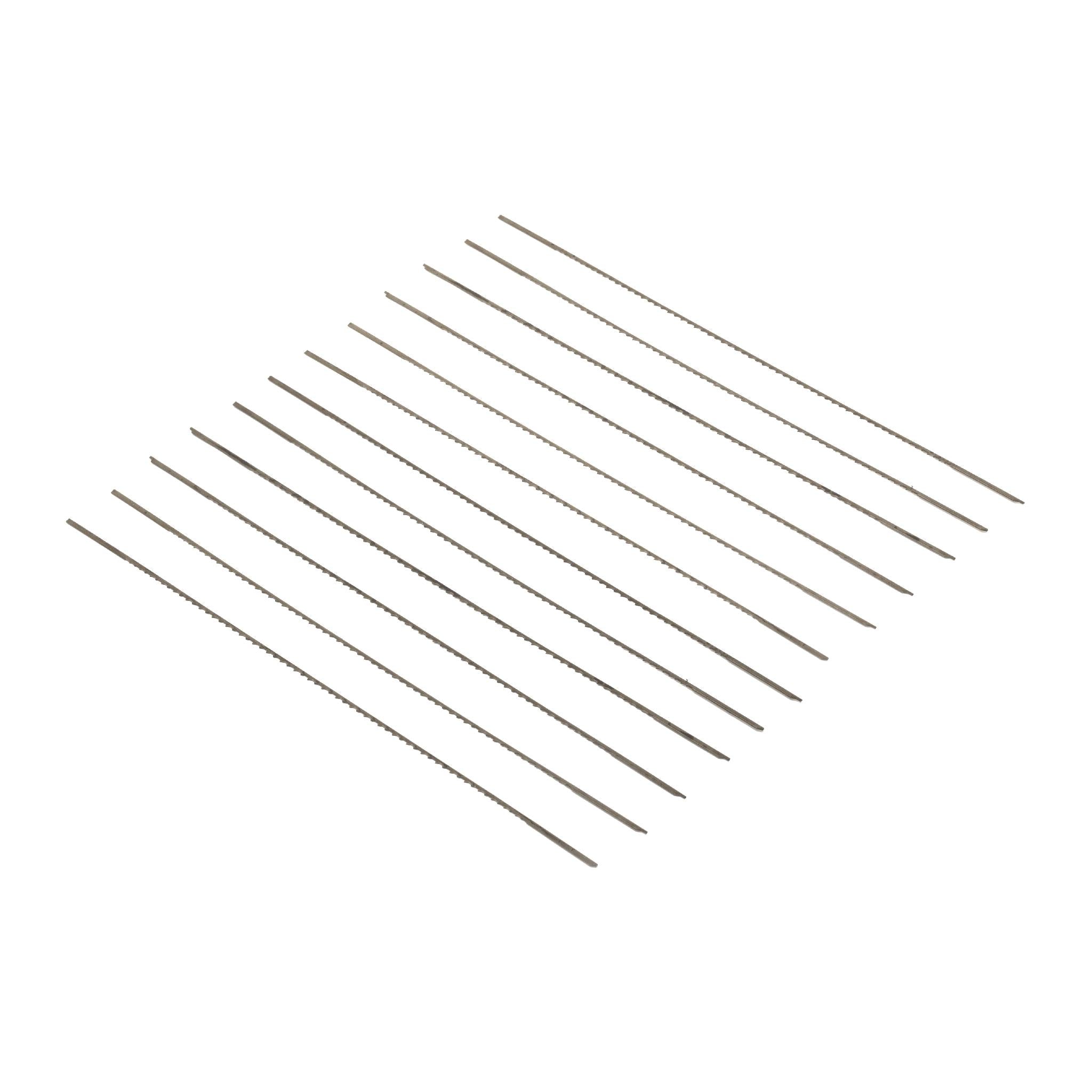 WEN BLKT05 #5 Skip Tooth Pinless Scroll Saw Blades - 12 Pack for Woodworking, Crafting & DIY Projects - Perfect for Cutting Curves in Wood, Plastic & Metal