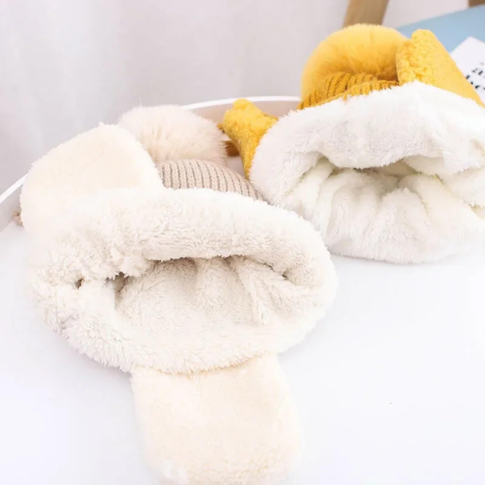 XEL Custom Embroidered Name Winter Hats for Kids - Warm Fleece Lined Knitted Pompom Earflap Beanie & Mittens Set - Personalized Baby Toque for Boys & Girls - Perfect for Snow Play, Winter Outdoor Activities & Holiday Gifts