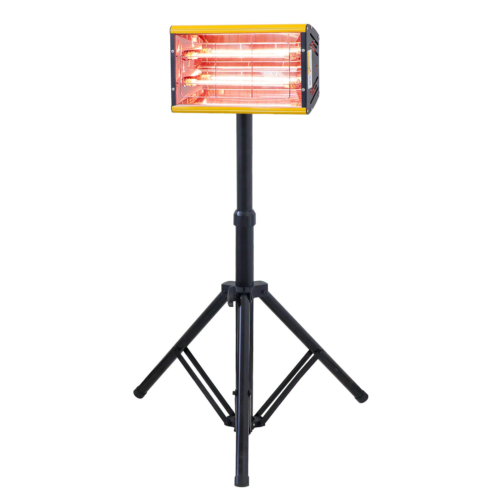 DATOUBOSS 2000W Infrared Paint Baking Lamp - Shortwave Paint Curing Dryer with Adjustable Bracket for Automotive, Industrial & DIY Projects - Fast Drying for Cars, Furniture & Metal Surfaces