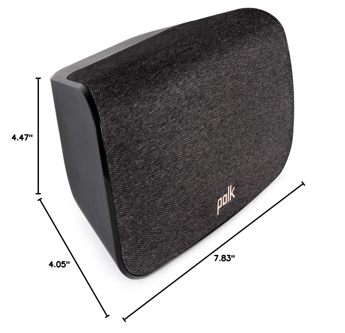 Polk Audio SR2 Wireless Surround Sound Speakers for Polk React & Magnifi Soundbars - Immersive 3D Audio, Easy Bluetooth Setup, Flexible Placement | Home Theater, Gaming & Movie Night Experience (2-Pack)