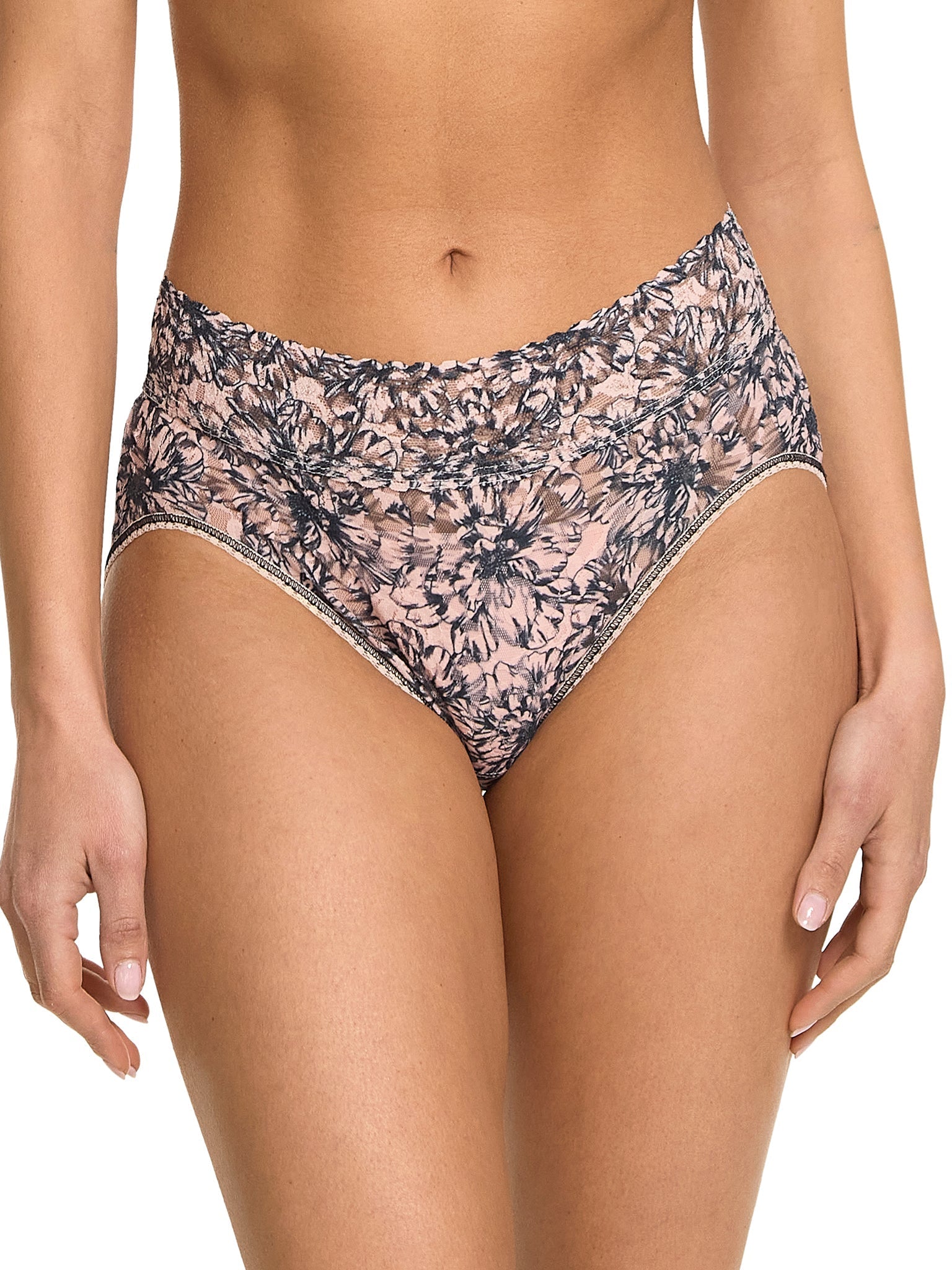 Printed Signature Lace® French Brief - Elegant Women's Underwear for Comfort & Style | Perfect for Everyday Wear, Special Occasions & Bridal Lingerie