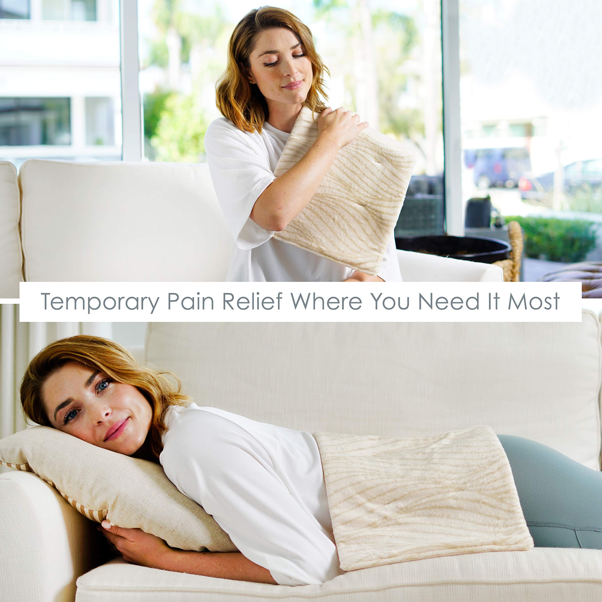 PureRelief Luxe Micromink Electric Heating Pad 12