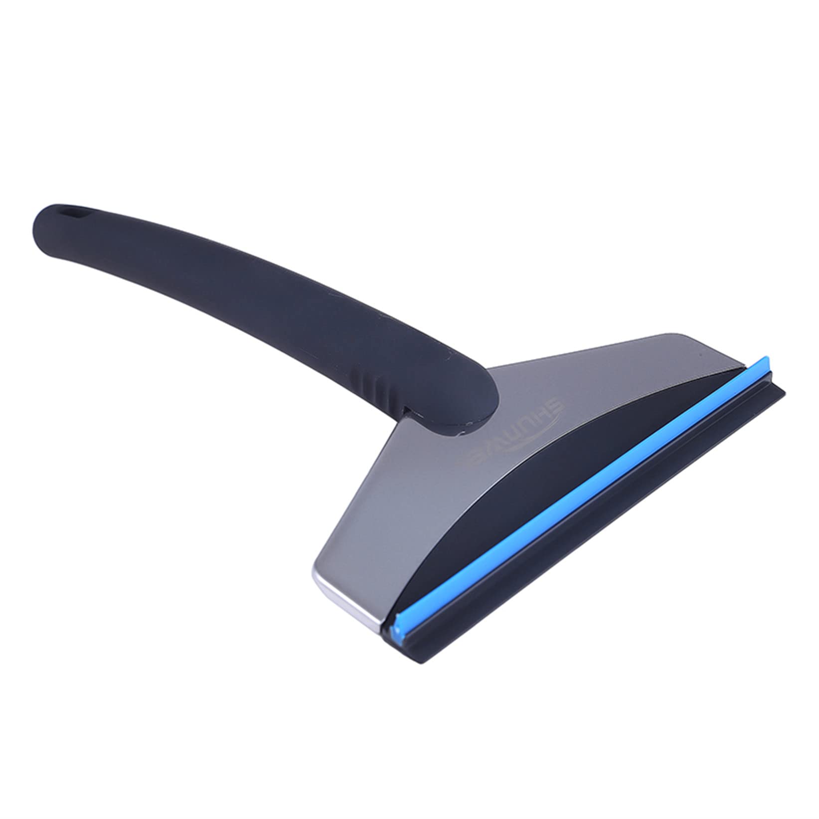 Portable Snow Shovel & Ice Scraper for Car - Stainless Steel Winter Cleaning Tool for Car & Truck - Blue