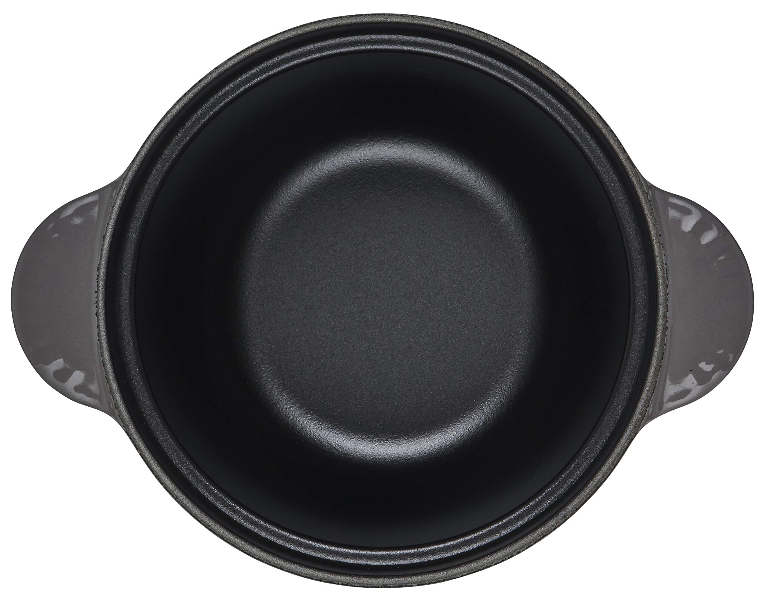 Le Creuset Enameled Cast Iron Rice Cooker with Lid & Stoneware Insert – 2.25 Quart, Oyster – Perfect for Stovetop Cooking, Serving & Keeping Rice Warm