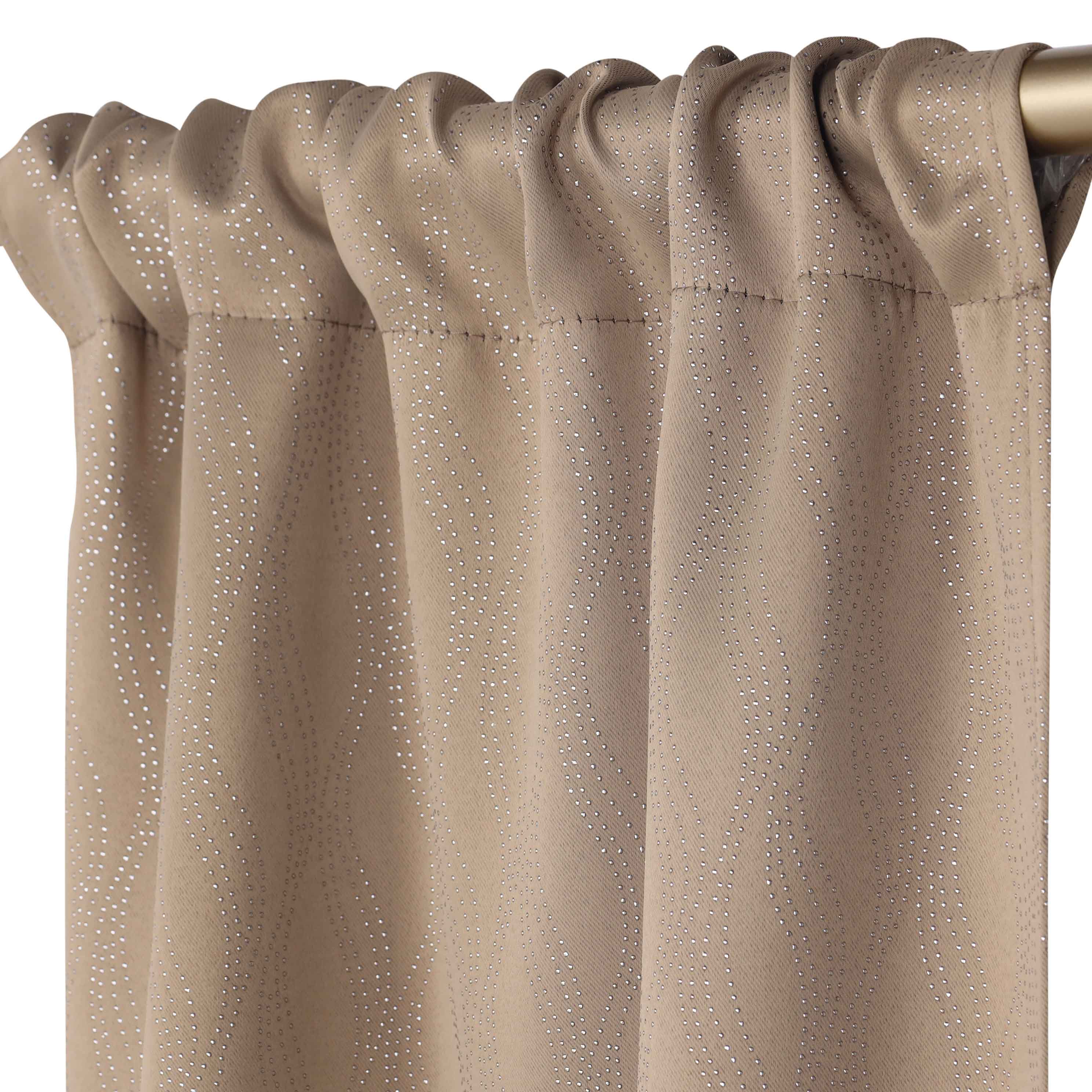 Zuri Textured Washable Blackout Curtains for Bedroom - Thermal Insulated Room Darkening Window Drapes (Set of 2 Panels) - Perfect for Nursery, Home Theater & Light Sleepers