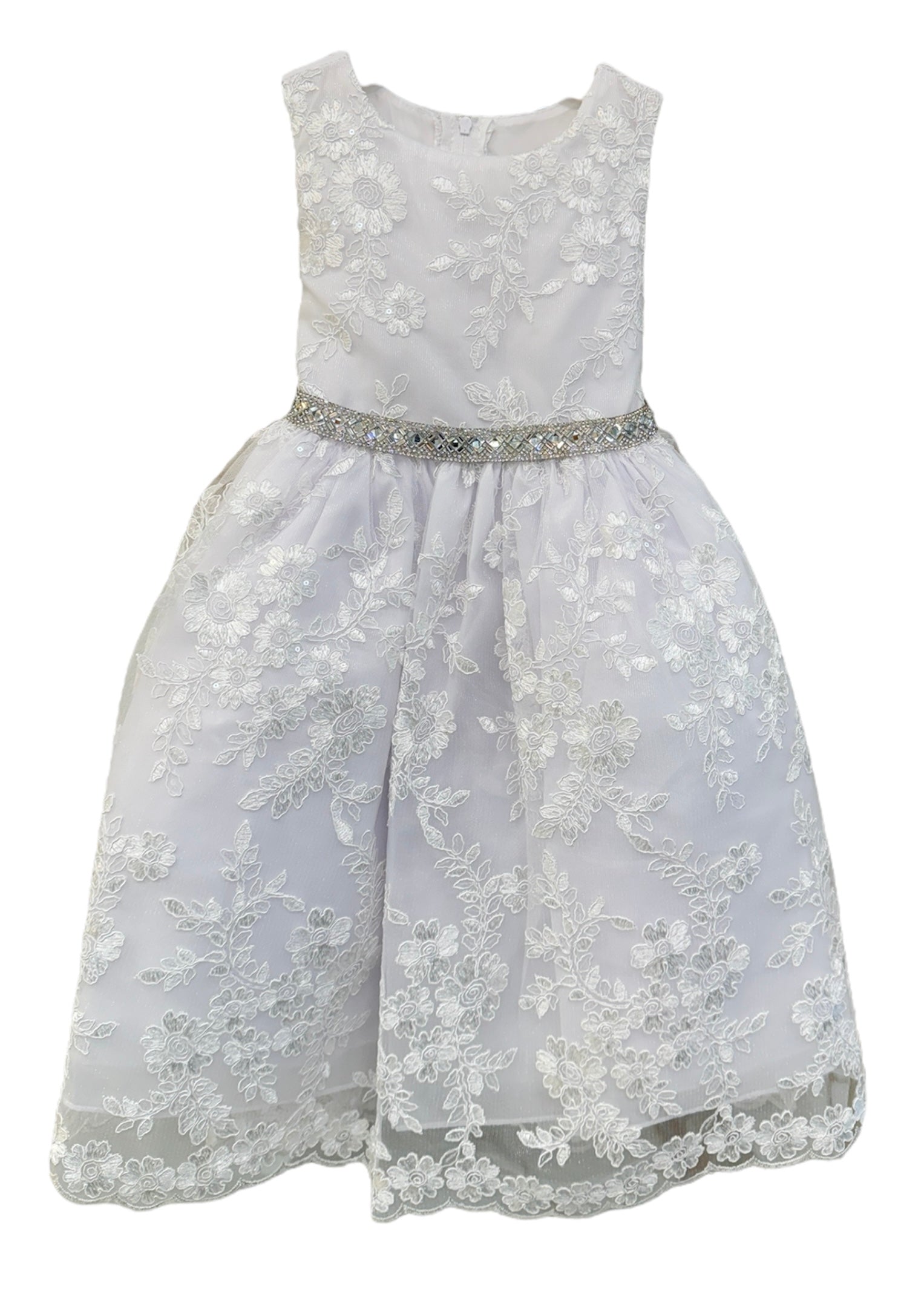 Elegant Party & Flower Girl Dress D1610 - Perfect for Weddings, Birthday Parties & Special Occasions
