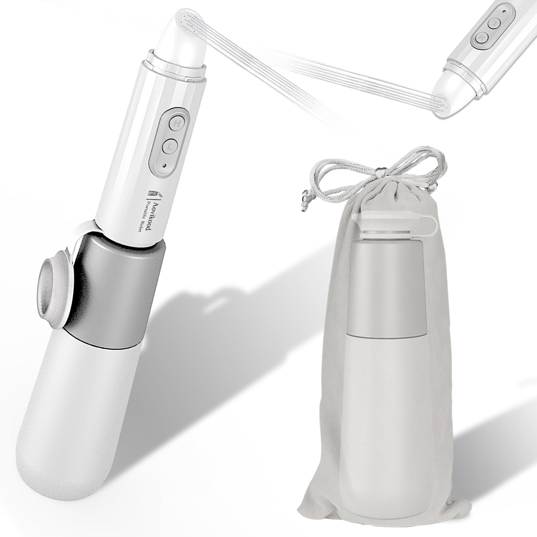 Portable Travel Bidet - Rechargeable Electric Handheld Bidet Sprayer for Personal Hygiene | Perfect for Men, Women & Postpartum Care | Ideal for Camping, Road Trips & International Travel