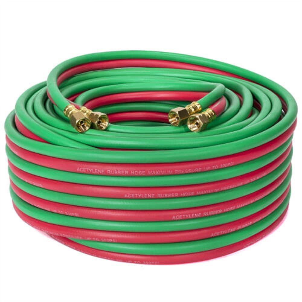 Dual Welding Torch Hose - 100ft 1/4
